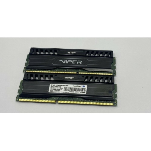 Модуль памяти Patriot DIMM DDR3 16Gb VIPER3 KIT (8GbX2) 1866MHz CL10 [PV316G186C0K] Black Mamba
